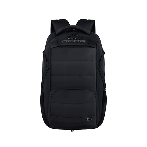 Gear Aspire 19/30L Large Water Resistant Laptop Backpack | Casual Backpack | Daypack | Travel Backpack | College Bag For Men/Women (Black)
