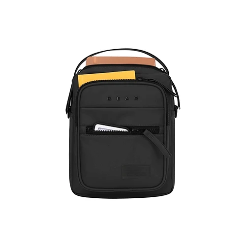 MODUS FAUX LEATHER SLING 4L (BLACK-BLACK)