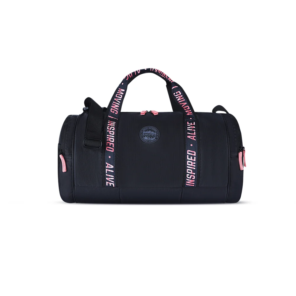 Gear Inspired Alive Moving 32L Duffel Bag (Black-pink)