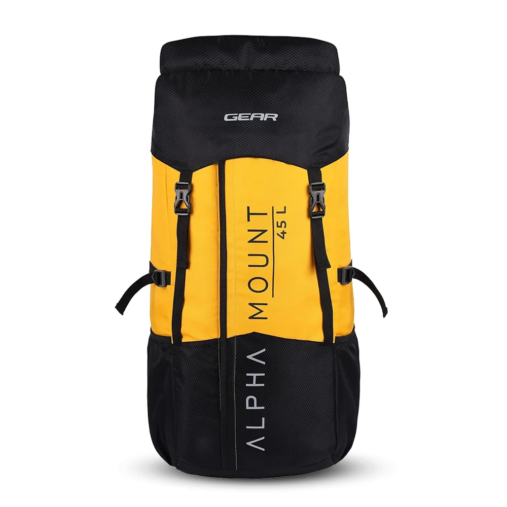 Gear Alphamount 45L Rucksack (Black-Yellow)