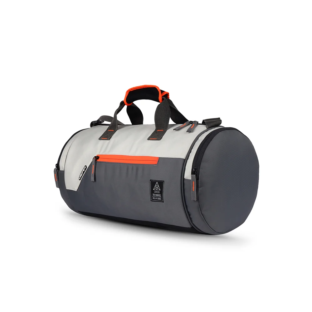 Gear Cross Training 22L Duffel Bag (Grey-Orange)