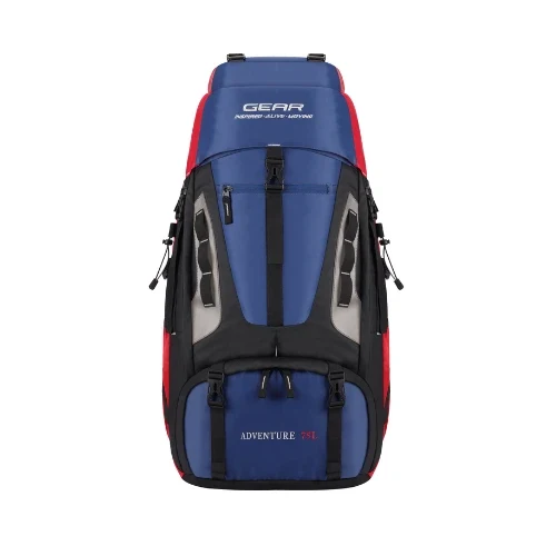ADVENTURE RUCKSACK 75L (NAVY - RED)