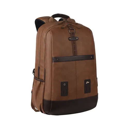 Gear Classic Anti Theft Faux Leather 31L (Tan-Brown)