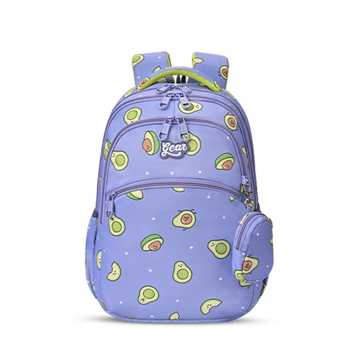Avocado Backpack 17 Inch (Purple-Green)
