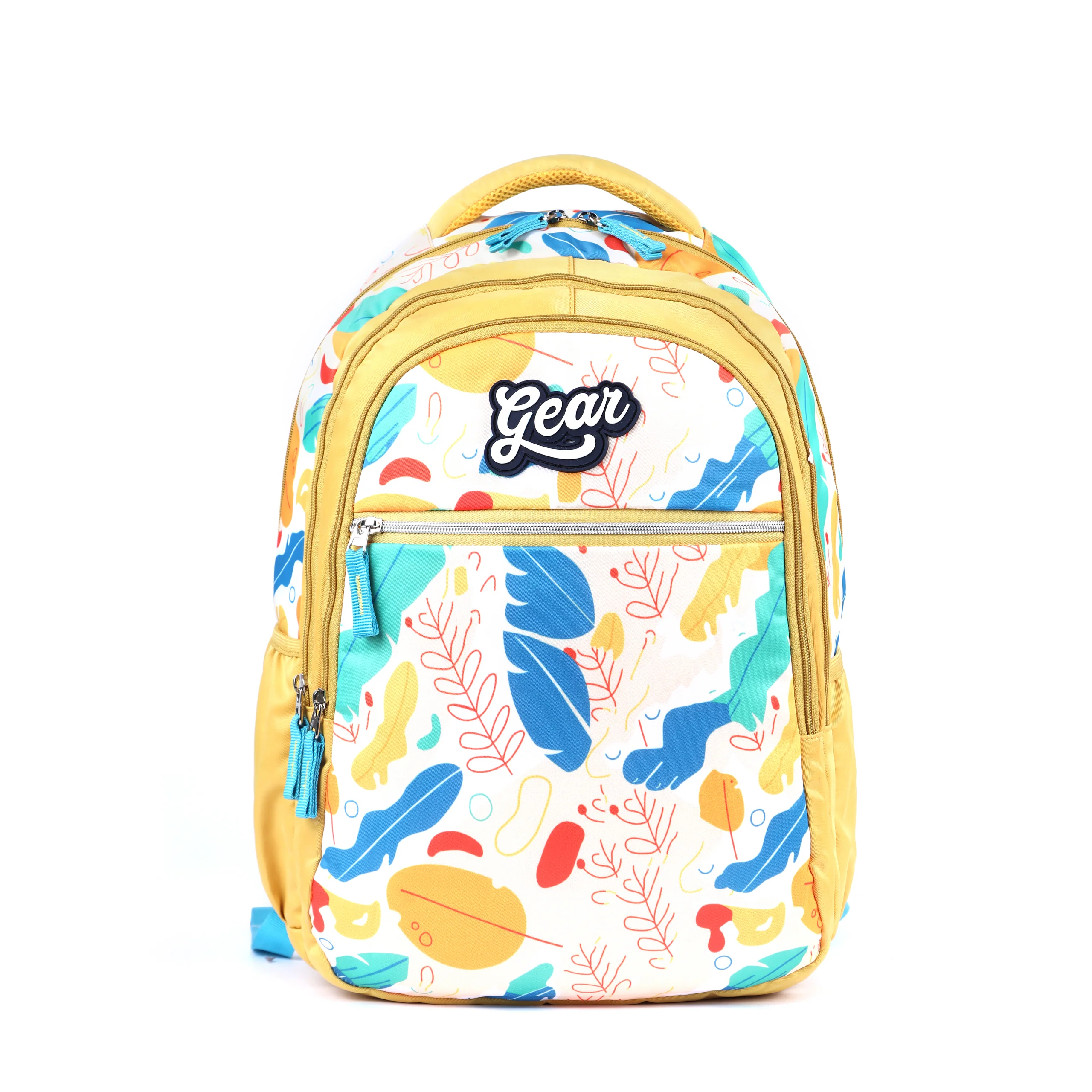 Gear Floral 30 L School/College Backpack (Yellow)