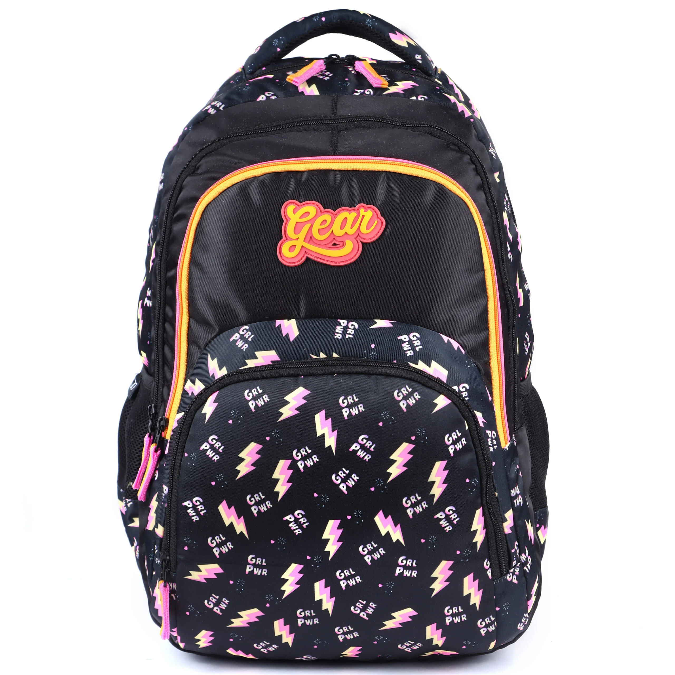 Gear Frosted 40 L School/College Backpack (Black ?C Pink)